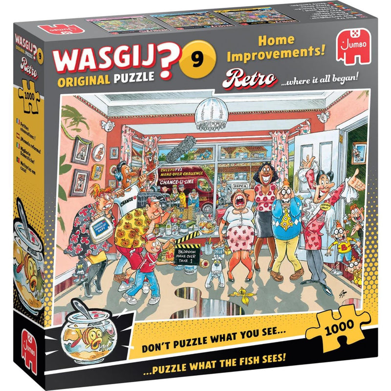 Load image into Gallery viewer, Jumbo wasgij retro original 9 legpuzzel - klein verbouwinkje, 1000st.
