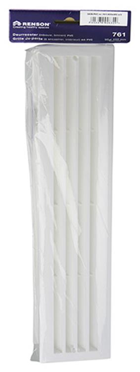 Laden Sie das Bild in Galerie -Viewer, Renson 1006387 - deurrooster 761 pvc ral 9010 450x90mm | 2 stuks