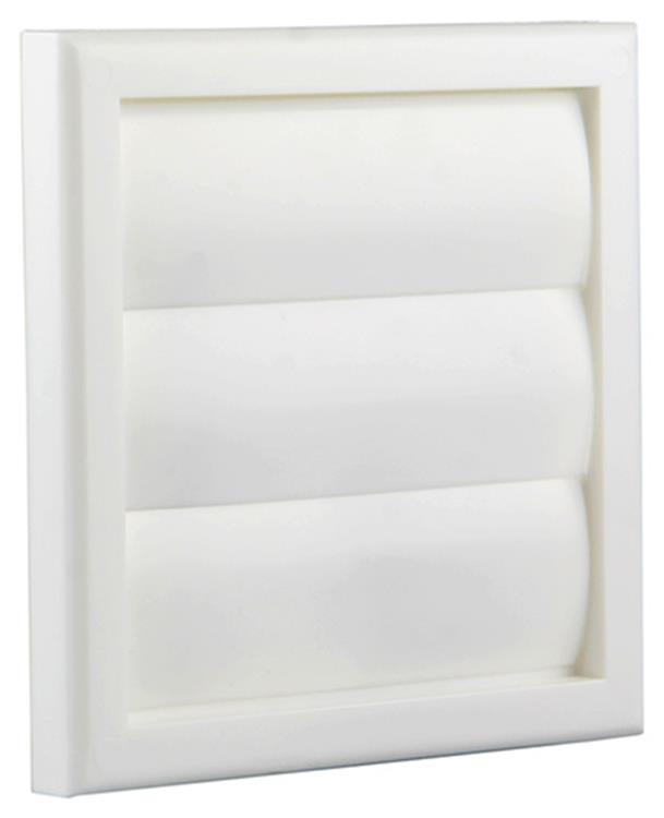 Afbeelding laden in galerijviewer, Renson 1006372 - dampkaprooster opbouw 733 pvc ral 9010 154x154mm | 2 stuks