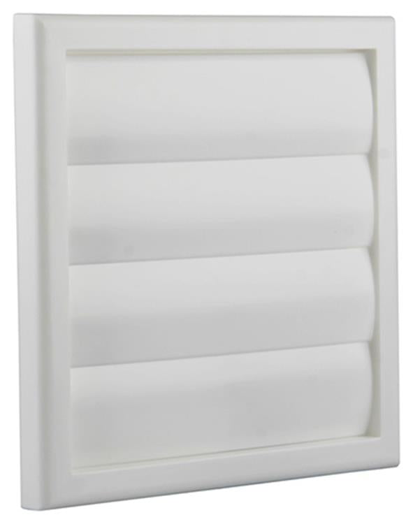 Afbeelding laden in galerijviewer, Renson 1006374 - dampkaprooster opbouw 733 pvc ral 9010 187x187mm | 2 stuks