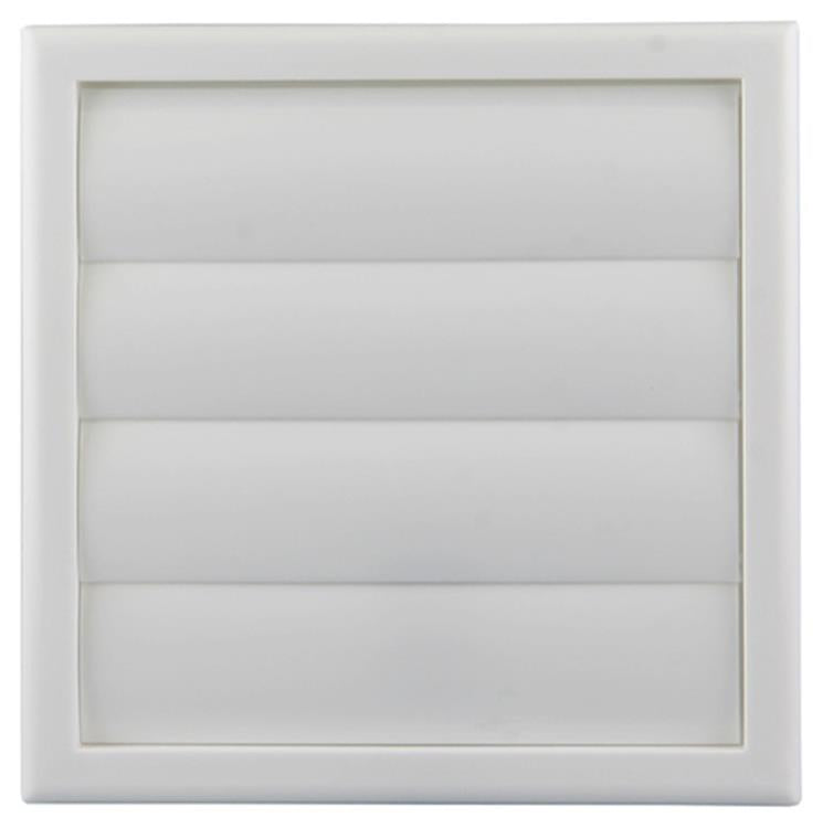 Afbeelding laden in galerijviewer, Renson 1006374 - dampkaprooster opbouw 733 pvc ral 9010 187x187mm | 2 stuks