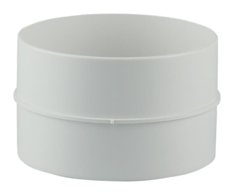 Afbeelding laden in galerijviewer, Renson 1006395 - pvc verbindingsstuk 7006 wit ø 100 | 4 stuks