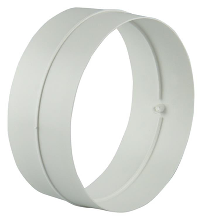 Afbeelding laden in galerijviewer, Renson 1006396 - pvc verbindingsstuk 7006 wit ø 125 | 4 stuks