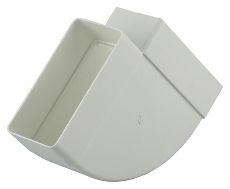 Afbeelding laden in galerijviewer, Renson 1006405 - pvc hoekverbinding hor.90° 7016 wit 110x55mm | 3 stuks