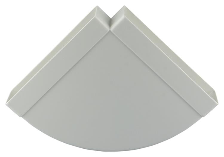 Afbeelding laden in galerijviewer, Renson 1006406 - pvc hoekverbinding hor.90° 7016 wit 204x60mm | 3 stuks