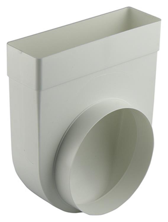 Afbeelding laden in galerijviewer, Renson 1006409 - pvc hoekverbinding rechth rond90° 7017 wit ø 150 | 3 stuks