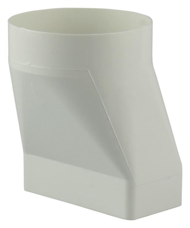 Afbeelding laden in galerijviewer, Renson 1006410 - pvc verbindingsstuk rond rechth. 7021 wit ø 100 | 2 stuks