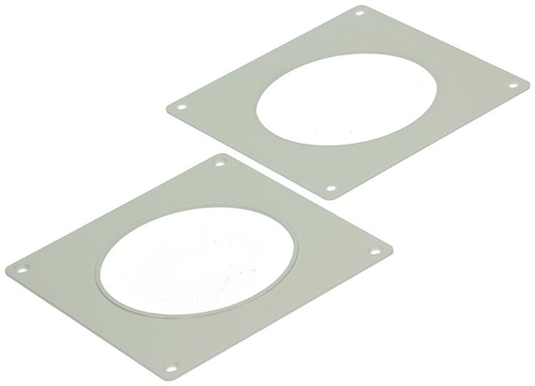 Afbeelding laden in galerijviewer, Renson 1006426 - set 2 st.pvc afdekplaten 7031 wit ø 100 | 5 stuks
