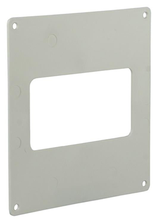 Afbeelding laden in galerijviewer, Renson 1006429 - set 2 st.pvc afdekplaten 7032 wit 110x55mm | 5 stuks