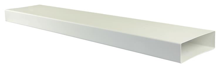Afbeelding laden in galerijviewer, Renson 1006425 - pvc buisstuk 1m 7028 wit 204x60mm | 4 stuks