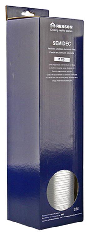 Afbeelding laden in galerijviewer, Renson 1006199 - alu flexibel dia 110 3000 mm | 2 stuks