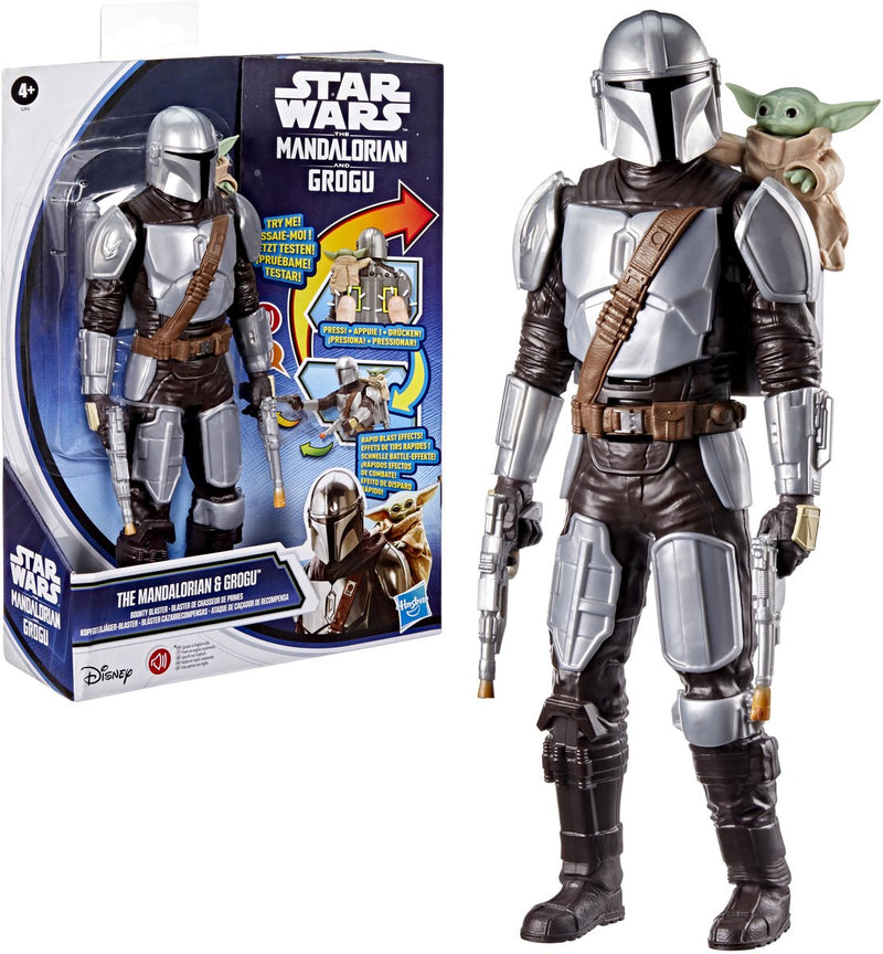 Afbeelding laden in galerijviewer, Star wars the mandalorian en grogu bounty blaster speelfiguur