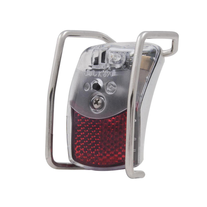 Load image into Gallery viewer, Spanninga achterlicht Pixeo Xb batterij spatbord chroom