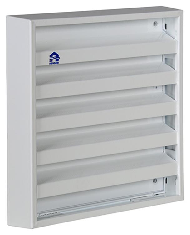 Afbeelding laden in galerijviewer, Renson 1013926 - opbouw muurrooster alu wit 431 165x165mm | 2 stuks