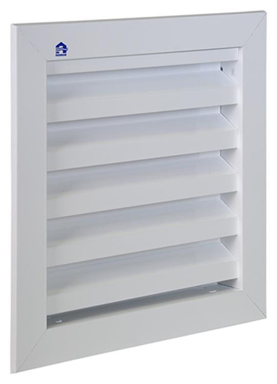 Afbeelding laden in galerijviewer, Renson 1006610 - inbouw muurrooster 411 ral 9010 200x200mm | 2 stuks