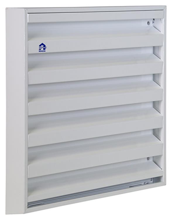 Afbeelding laden in galerijviewer, Renson 1014554 - opbouw muurrooster alu wit 431 225x225mm | 2 stuks