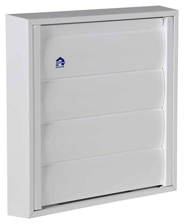 Afbeelding laden in galerijviewer, Renson 1013878 - lamellenrooster alu wit 433 173x173mm | 2 stuks