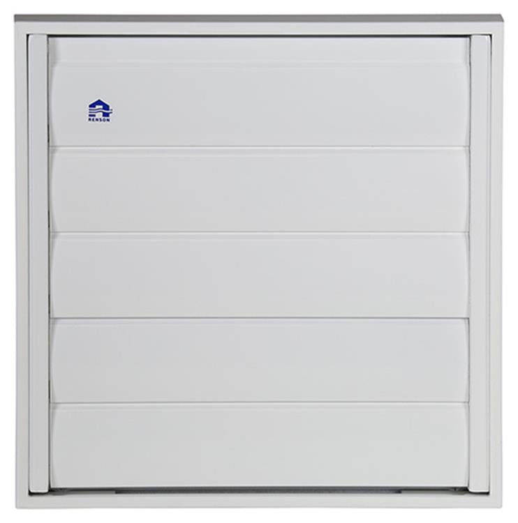 Afbeelding laden in galerijviewer, Renson 1013879 - lamellenrooster alu wit 433 210x210mm | 2 stuks