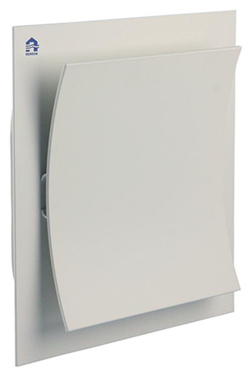 Afbeelding laden in galerijviewer, Renson 1006328 - design afzuigrooster inbouw xd2 mat 9010 rens. 188x188mm | 2 stuks