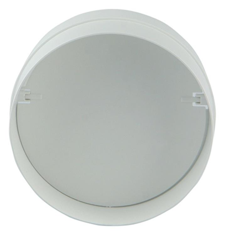 Afbeelding laden in galerijviewer, Renson 1008568 - pvc verbindingsstuk + terugslag klep 7007 wit diam. 125mm | 2 stuks