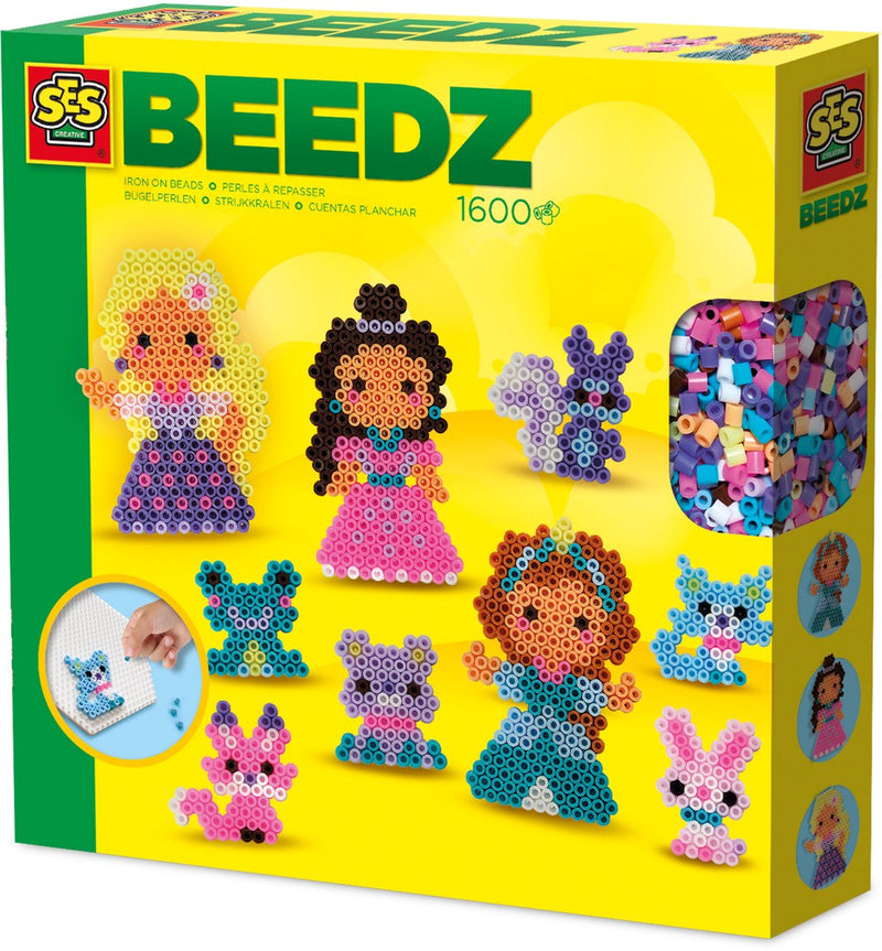 Afbeelding laden in galerijviewer, Ses creative ses strijkkralen - prinsesjes en dierenvriendjes