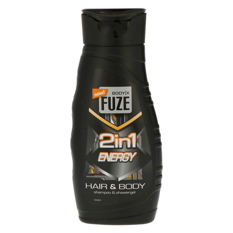 Afbeelding laden in galerijviewer, Body-x fuze 2in1 body hair wash 300ml energy