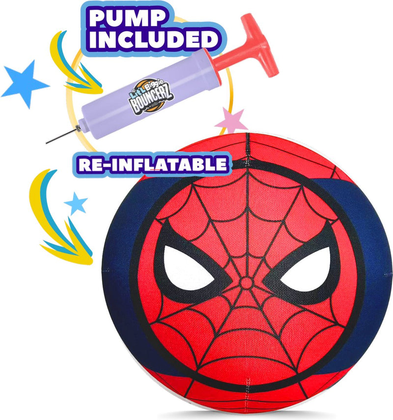 Afbeelding laden in galerijviewer, Gear2play lit'l biggie bouncerz spiderman - opblaasbare speelgoedbal