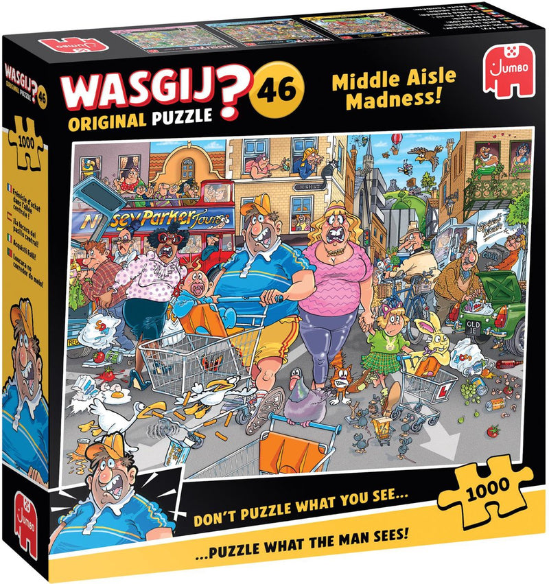 Cargue la imagen en el visor de la galería, Wasgij original 46 legpuzzel - buitenkansjes!, 1000st.
