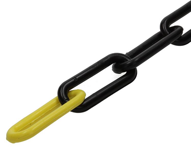 Afbeelding laden in galerijviewer, Mack 1005293 - kunststof ketting geel zwart ks-60 6,0x40mm 2mtr | 5 stuks