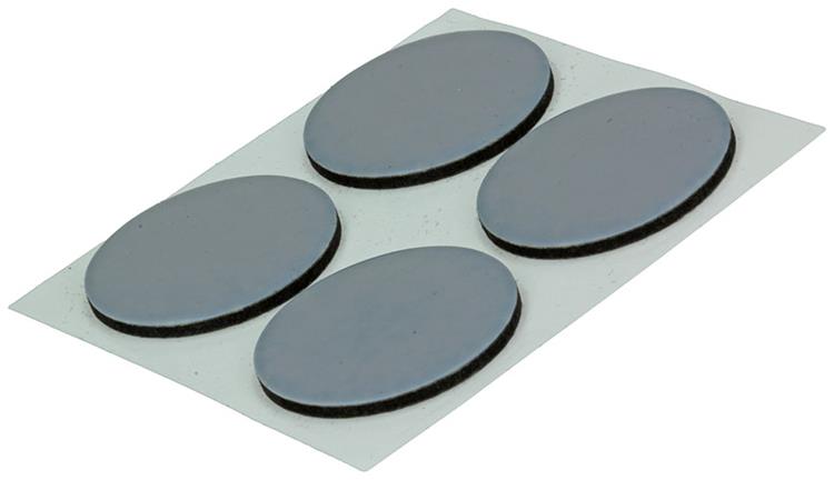Afbeelding laden in galerijviewer, Mack 1047766 - super glijpastille zelfklevendgrijs ø 28 mm 4 st pcs | 12 stuks