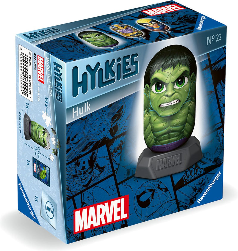 Afbeelding laden in galerijviewer, Ravensburger 3d puzzel hylkies marvel hulk, 54st.