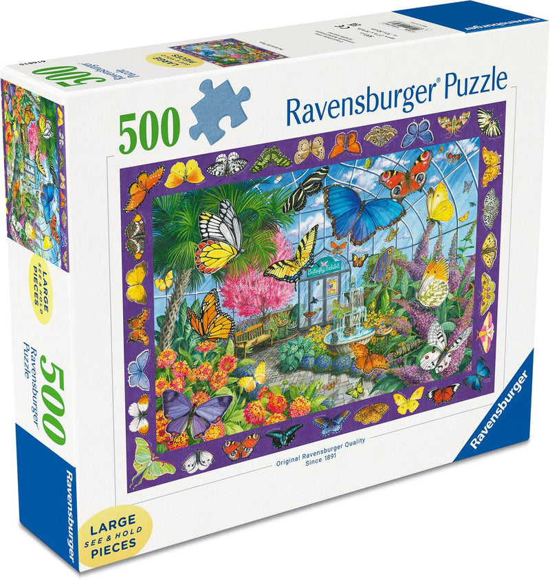 Afbeelding laden in galerijviewer, Ravensburger – butterfly place – legpuzzel – 500 stukjes