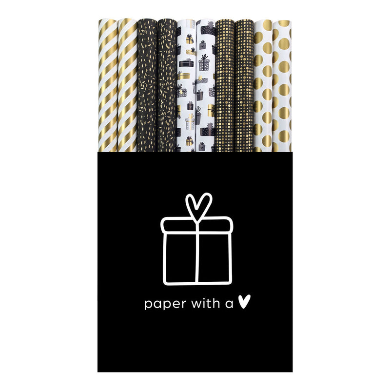 Load image into Gallery viewer, Rotolux Cadeaupapier Bietenpapier Collectie, 50 Rollen