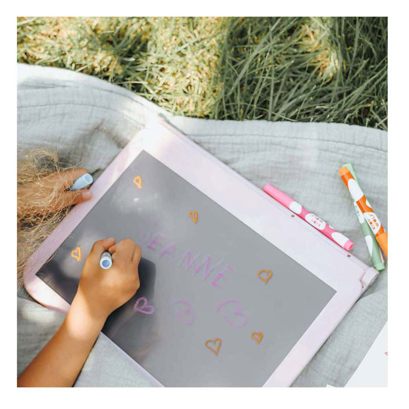 Load image into Gallery viewer, Kidywolf kidydraw-pro a4 2in1 lichttafel roze