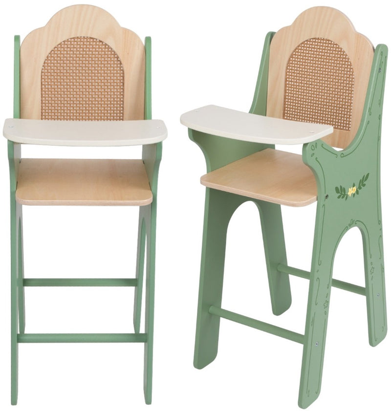 Laden Sie das Bild in Galerie -Viewer, Classic world vintage wooden doll feeding chair