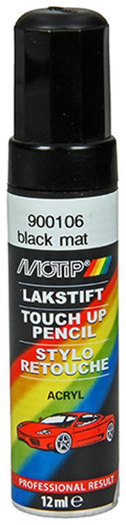 Afbeelding laden in galerijviewer, Motip lakstift mat zwart 900106