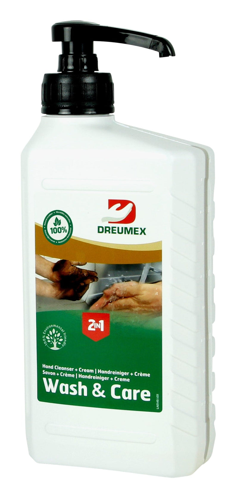 Load image into Gallery viewer, Dreumex wash care handreiniger handzeep 1 liter met pomp