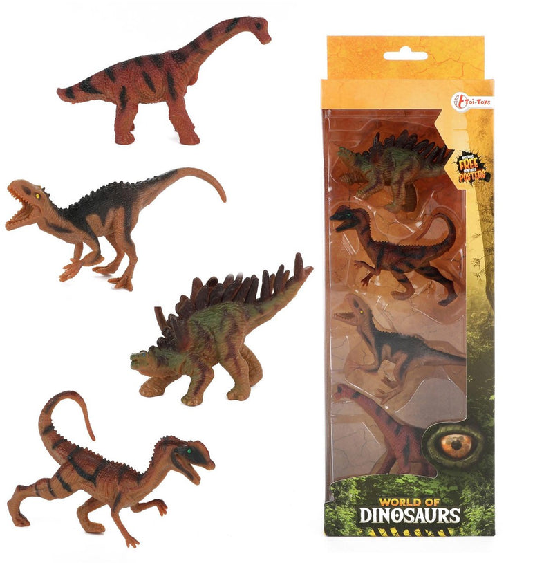 Laden Sie das Bild in Galerie -Viewer, Toi-toys world of dinosaurs dinosaurussen, 4st.