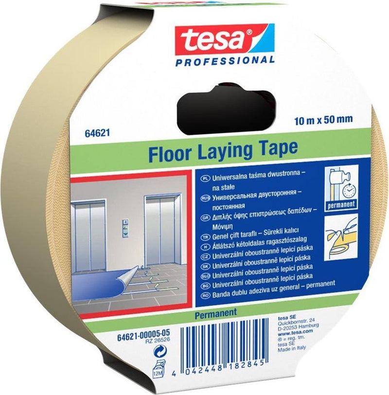 Afbeelding laden in galerijviewer, Tesa professional transparent double-sided self-adhesive tape pp-carrier and synthetic rubber