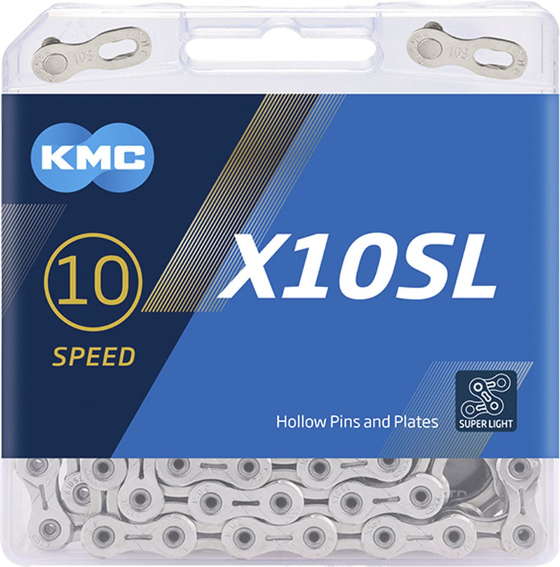 Afbeelding laden in galerijviewer, KMC X10SL Zilveren Super Light Fietsketting