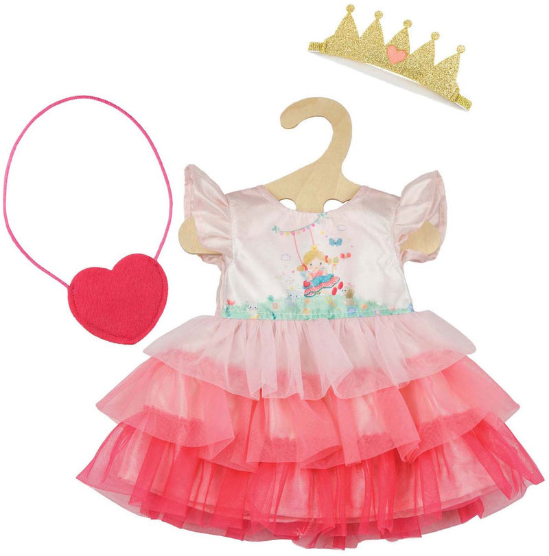 Afbeelding laden in galerijviewer, Heless poppenjurk prinses emily, 35-45 cm