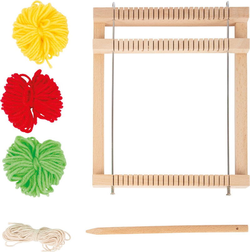Afbeelding laden in galerijviewer, Small foot - houten weefgetouw compact, 6dlg.