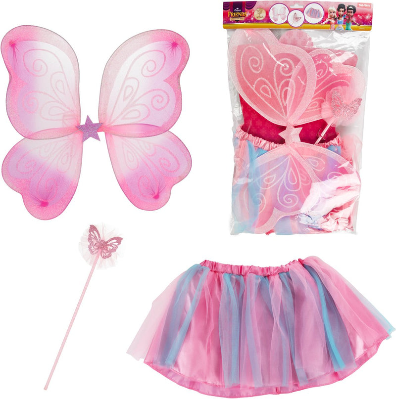 Afbeelding laden in galerijviewer, Toi-toys princess friends verkleedset met vleugels