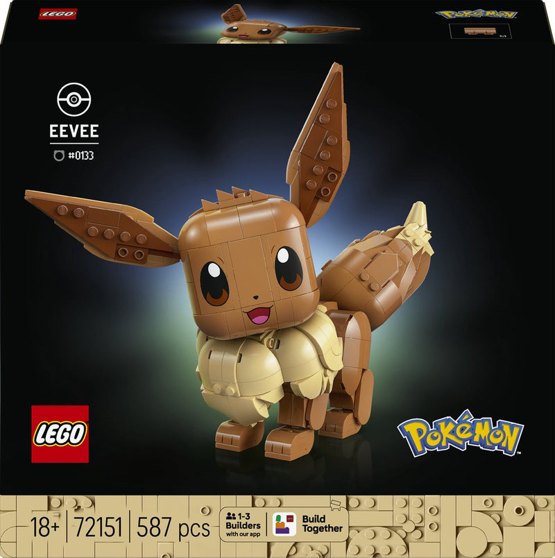 Cargue la imagen en el visor de la galería, Lego pokémon eevee bouwpakket voor volwassenen met dieren figuur - 72151