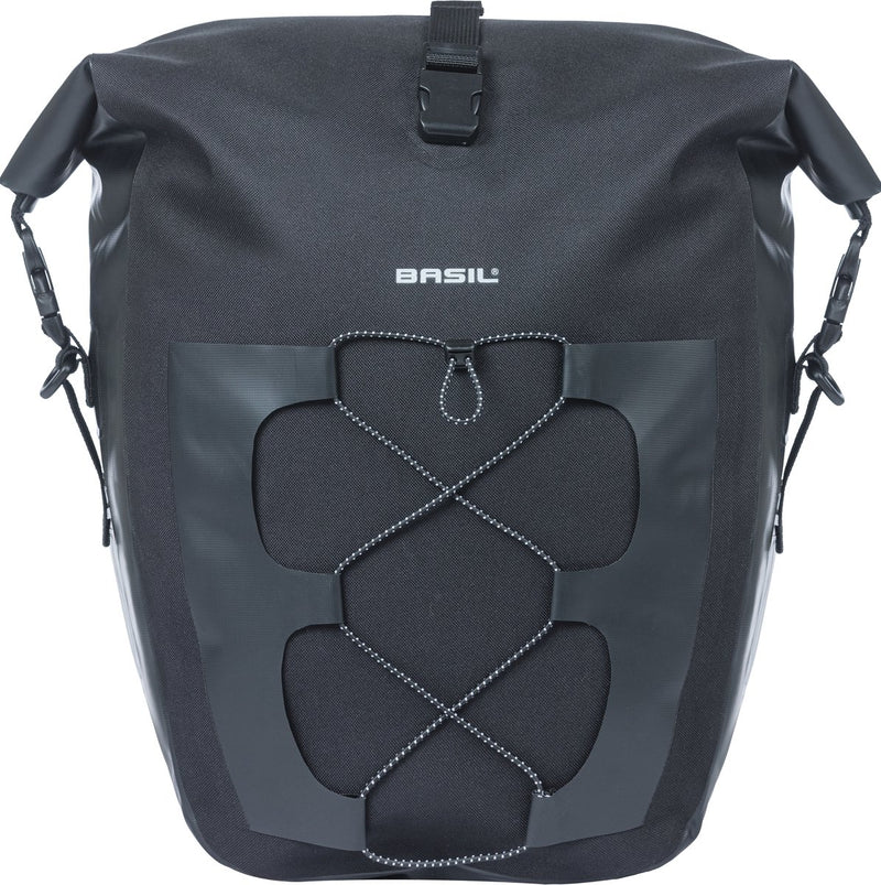Afbeelding laden in galerijviewer, Basil Navigator Waterproof enkele fietstas, zwart