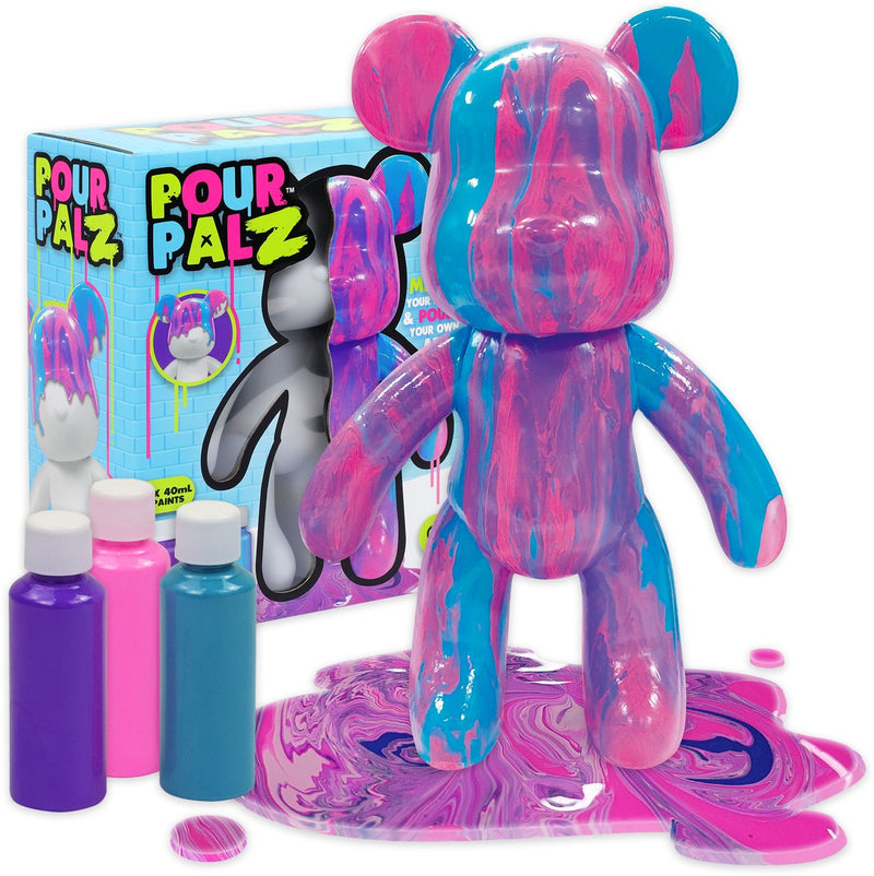 Chargez l'image dans la visionneuse de la galerie, Gear2play pour palz large paint bear 'berry blast' - gietverfset (paars, roze, blauw)