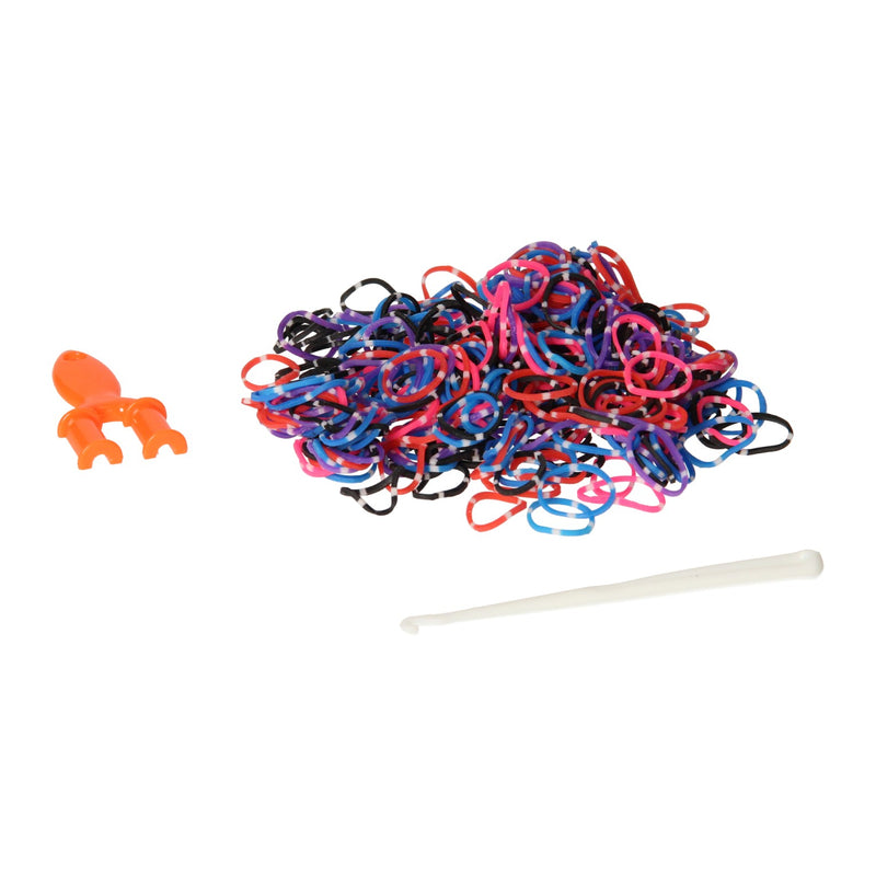 Laden Sie das Bild in Galerie -Viewer, Loom bands polka dots set, 600st.