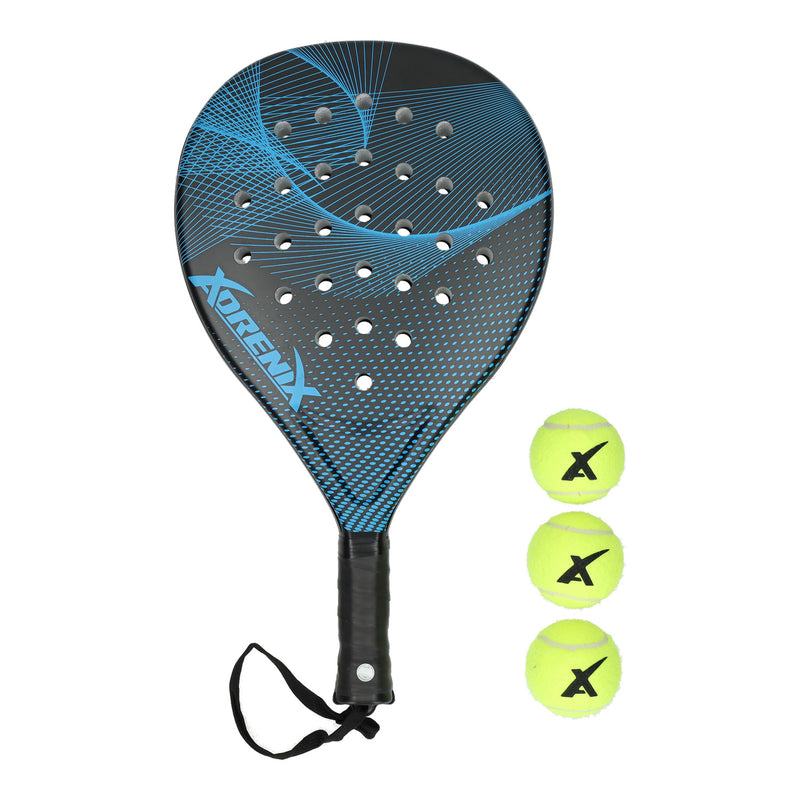 Load image into Gallery viewer, Adrenix padelset racket met 3 ballen - blauw