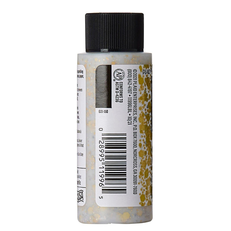 Load image into Gallery viewer, Folkart • glitterific pop acrylic paint golden treasure 59ml