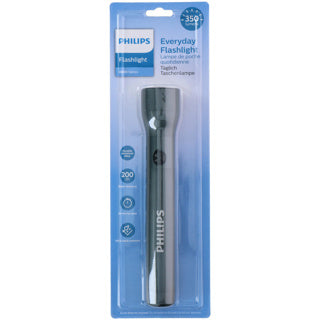 Afbeelding laden in galerijviewer, Philips zaklamp - sfl4003t 10 - led-zaklamp - incl. 6 aa-batterijen - 350 lumen - zwart - ipx4 waterdicht - draagbare lamp